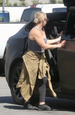 HILARY DUFF Leaves Farmers Market in Studio City 09/24/2023