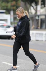 HILARY DUFF Leaves Joan on Third in Los Angeles 09/21/2023