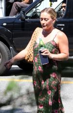 HILARY DUFF Out and About in Los Angeles 09/08/2023