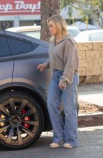 HILARY DUFF Out and About in Los Angeles 09/20/2023