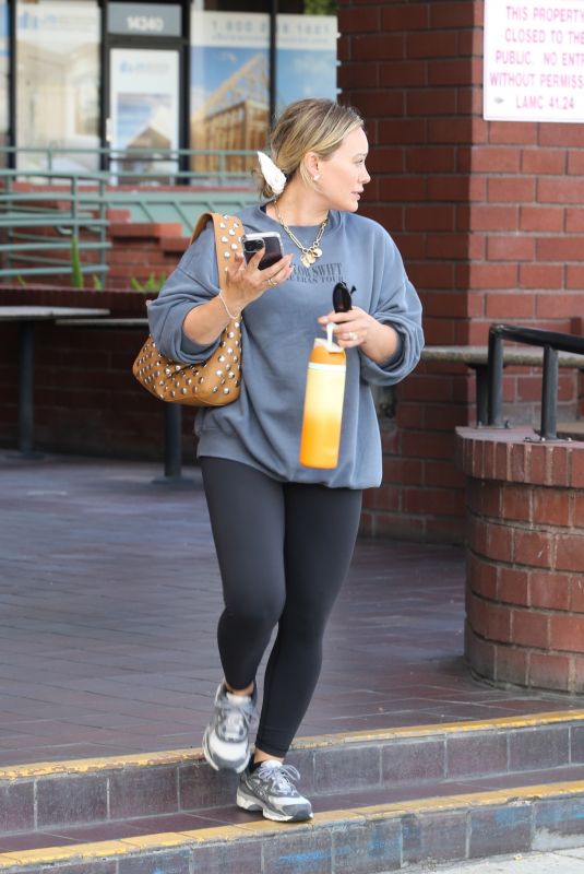 HILARY DUFF Out Shopping at Erewhon Market in Los Angeles 09/11/2023