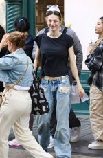 HUNTER SCHAFER Shopping at Prada Store in New York 09/15/2023