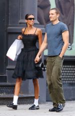 IMAAN HAMMAM Out Shopping in New York 08/30/2023
