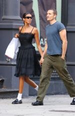 IMAAN HAMMAM Out Shopping in New York 08/30/2023