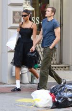 IMAAN HAMMAM Out Shopping in New York 08/30/2023
