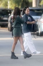 INES DE RAMON Out for Coffee with a Friend in Westwood 09/05/2023