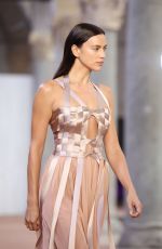 IRINA SHAYK at Alberta Ferretti Runway Show at Milan Fashion Week 09/20/2023