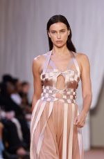 IRINA SHAYK at Alberta Ferretti Runway Show at Milan Fashion Week 09/20/2023