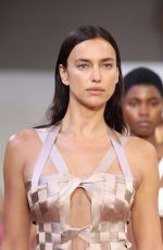 IRINA SHAYK at Alberta Ferretti Runway Show at Milan Fashion Week 09/20/2023
