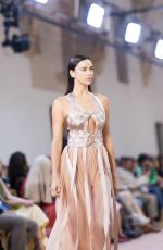 IRINA SHAYK at Alberta Ferretti Runway Show at Milan Fashion Week 09/20/2023