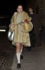 ISOBEL RICHMOND Arrives at Perfect Magazine X Valentine Party at London Fashion Week 09/18/2023