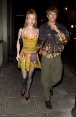 IVY GETTY Arrives at Perfect Magazine X Valentine Party at London Fashion Week 09/18/2023