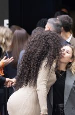 IZA Arrives at Fendi Fashion Show in Milan 09/20/2023