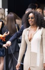 IZA Arrives at Fendi Fashion Show in Milan 09/20/2023