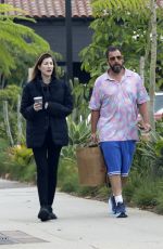 JACKIE and Adam SANDLER Out in Brentwood 09/01/2023