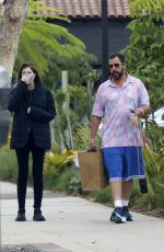 JACKIE and Adam SANDLER Out in Brentwood 09/01/2023