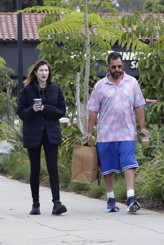 JACKIE and Adam SANDLER Out in Brentwood 09/01/2023