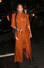 JANET JACKSON Arrives at Christian Siriano Show at New York Fashion Week 09/08/2023