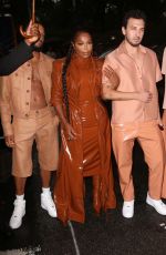 JANET JACKSON Arrives at Christian Siriano Show at New York Fashion Week 09/08/2023