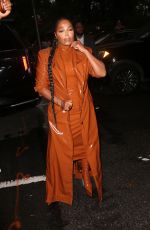 JANET JACKSON Arrives at Christian Siriano Show at New York Fashion Week 09/08/2023