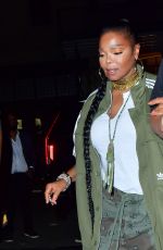JANET JACKSON Arrives at The Ned Hotel for an NYFW After-party in New York 09/08/2023