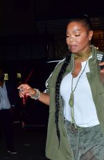 JANET JACKSON Arrives at The Ned Hotel for an NYFW After-party in New York 09/08/2023