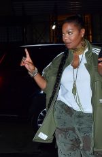 JANET JACKSON Arrives at The Ned Hotel for an NYFW After-party in New York 09/08/2023