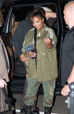 JANET JACKSON Leaves a Private Dinner at Ambra in New York 09/08/2023