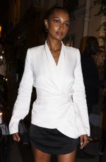 JASMINE TOOKES Arrives at at Hailey Bieber