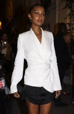 JASMINE TOOKES Arrives at at Hailey Bieber