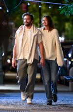 JEANNE CADIEU and Jake Gyllenhaal Out for Dinner in New York 09/02/2023