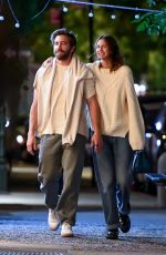JEANNE CADIEU and Jake Gyllenhaal Out for Dinner in New York 09/02/2023