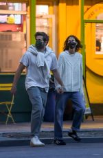 JEANNE CADIEU and Jake Gyllenhaal Out for Dinner in New York 09/02/2023