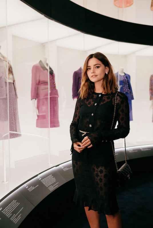 JENNA COLEMAN at Coco Chanel Exhibition at Victoria & Albert Museum in London 09/16/2023