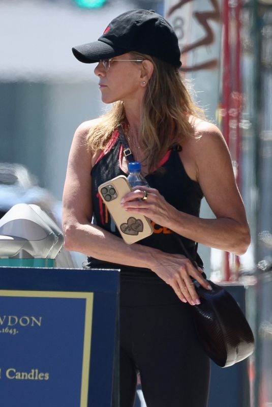 JENNIFER ANISTON Leaves a Pilates Class in Los Angeles 08/30/2023