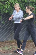 JENNIFER GARNER Out Running with a Friend in Los Angeles 09/02/2023