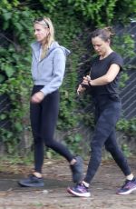 JENNIFER GARNER Out Running with a Friend in Los Angeles 09/02/2023