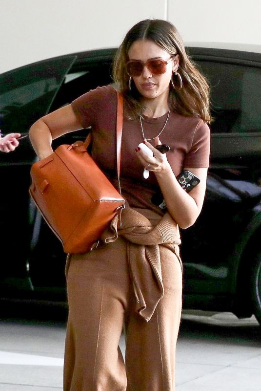JESSICA ALBA Out and About in Santa Monica 09/19/2023