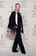 JESSICA CHASTAIN at Giorgio Armani One Night in Venice Photocall 09/02/2023