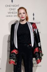 JESSICA CHASTAIN at Giorgio Armani One Night in Venice Photocall 09/02/2023