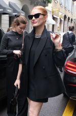 JESSICA CHASTAIN Out and About in Milan 09/22/2023