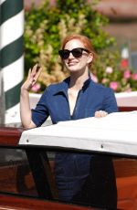 JESSICA CHASTAIN Out at 80th Venice Film Festival 09/09/2023