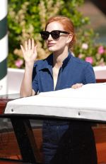 JESSICA CHASTAIN Out at 80th Venice Film Festival 09/09/2023