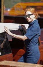 JESSICA CHASTAIN Out at 80th Venice Film Festival 09/09/2023