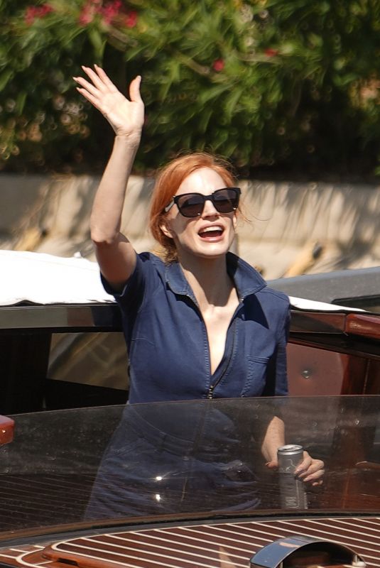 JESSICA CHASTAIN Out at 80th Venice Film Festival 09/09/2023