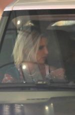 JESSICA SIMPSON Out Driving in Los Angeles 09/15/2023