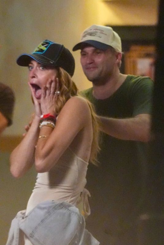 JO WENBERG and Tom Schwartz at Tom Sandavols Concert in West Hollywood 08/31/2023