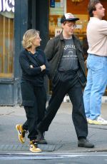 JODIE FOSTER Out with Her Son Kit in New York 09/23/2023