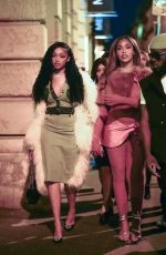 JORDYN and JODIE WOODS Arrives at at Hailey Bieber