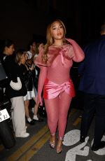 JORDYN and JODIE WOODS Arrives at at Hailey Bieber